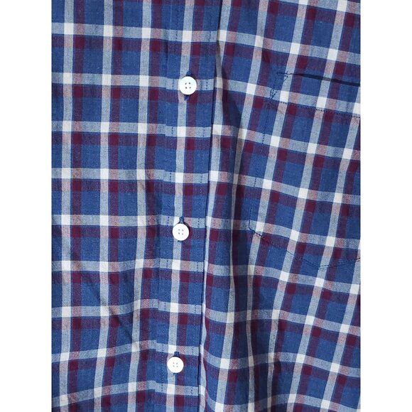 J.Crew Men's Blue & Red Plaid Button-Down Long Sleeve Shirt - Picture 5 of 12